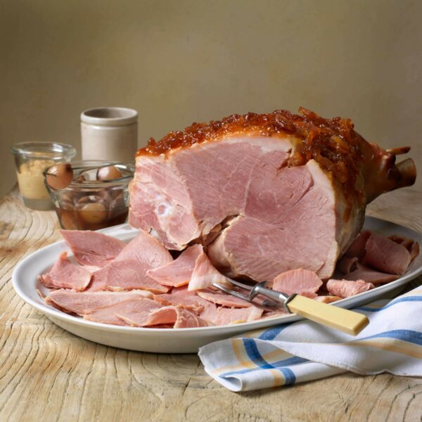 Alderton ham half sliced