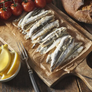 Anchovies In Garlic