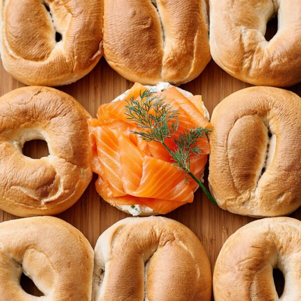 Smoked Salmon Bagels