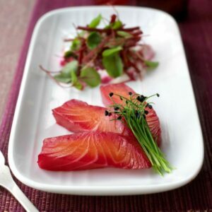 Beetroot Royal Fillet of Smoked Salmon