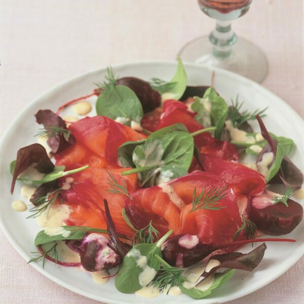 Beetroot Cured Salmon