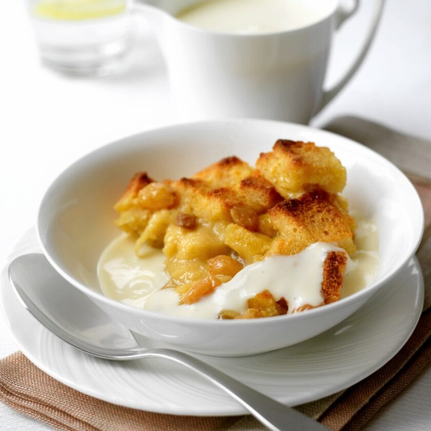 Bread & Butter Pudding with Irish Cream Forman & Field