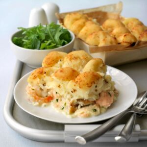 Fish Pie With Lobster Mash