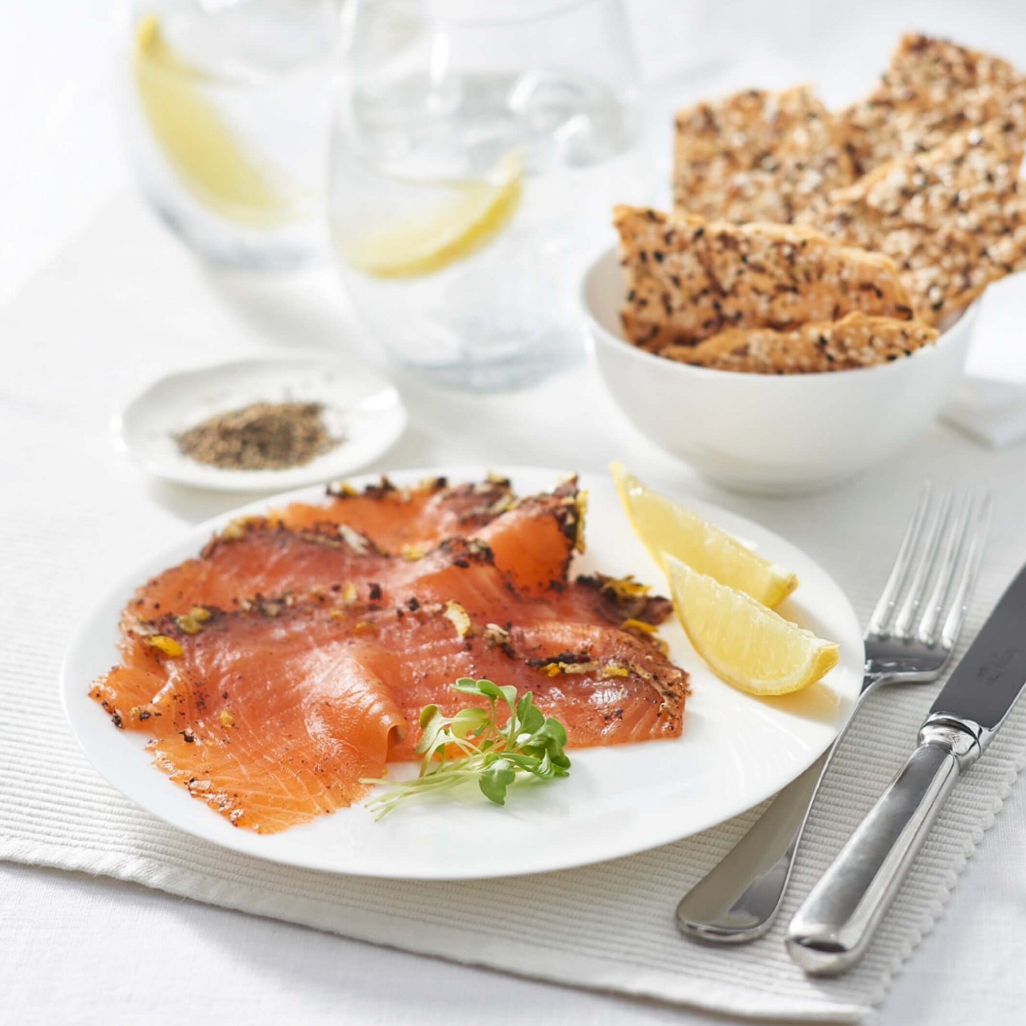 Image of Gin & Tonic Smoked Salmon