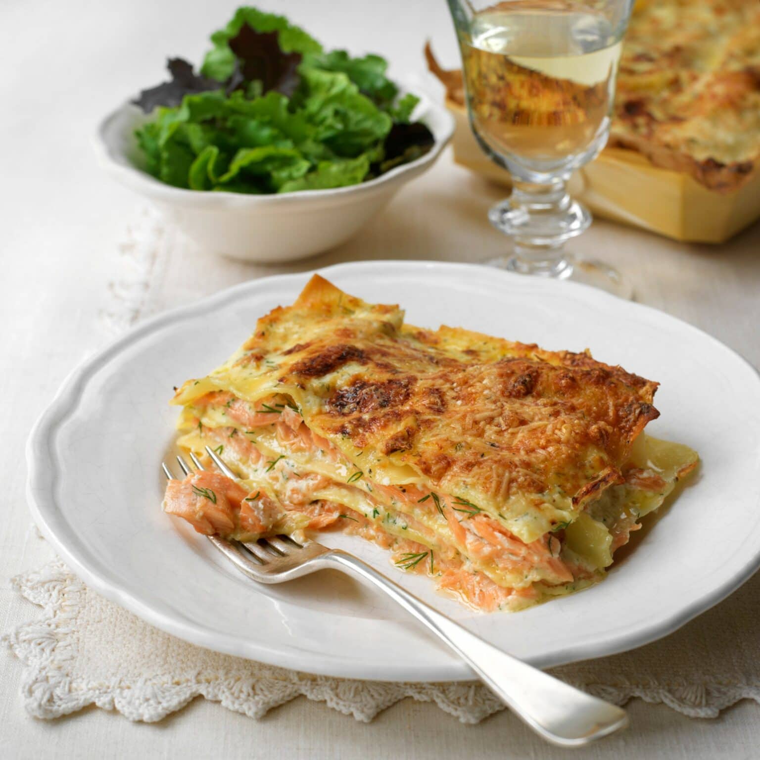 Salmon & Dill Lasagne Forman & Field