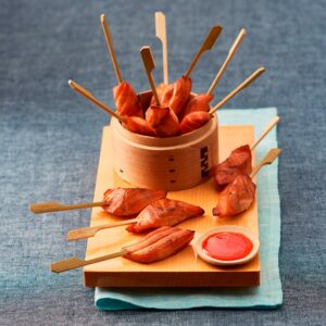 Salmon Teriyaki Canapes