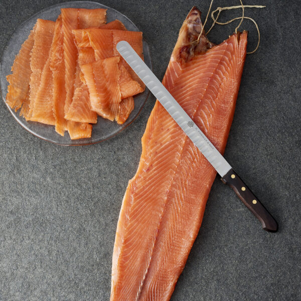 A side of wild smoked salmon from the river tweed