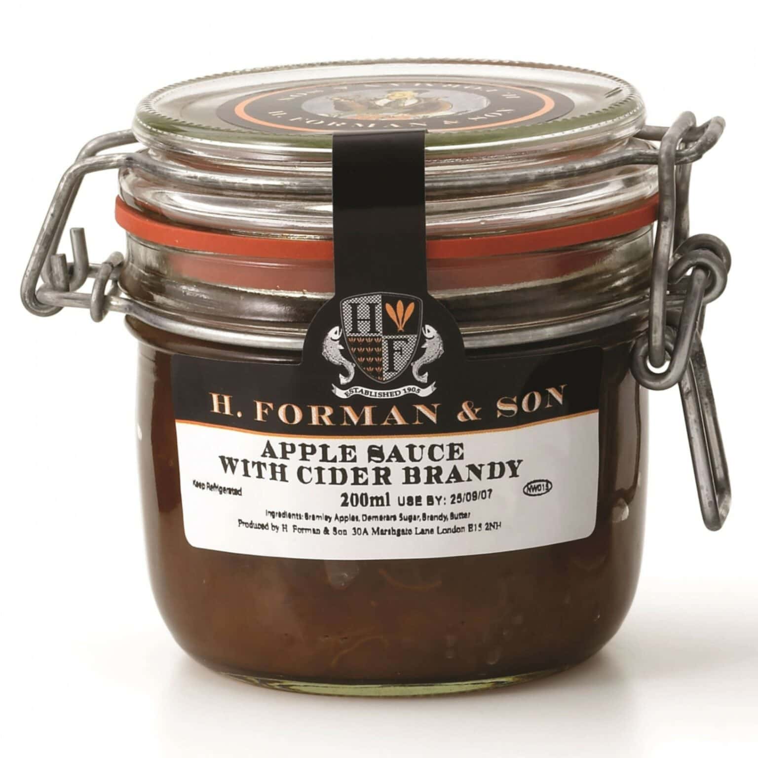 Apple Sauce With Cider Brandy Forman & Field