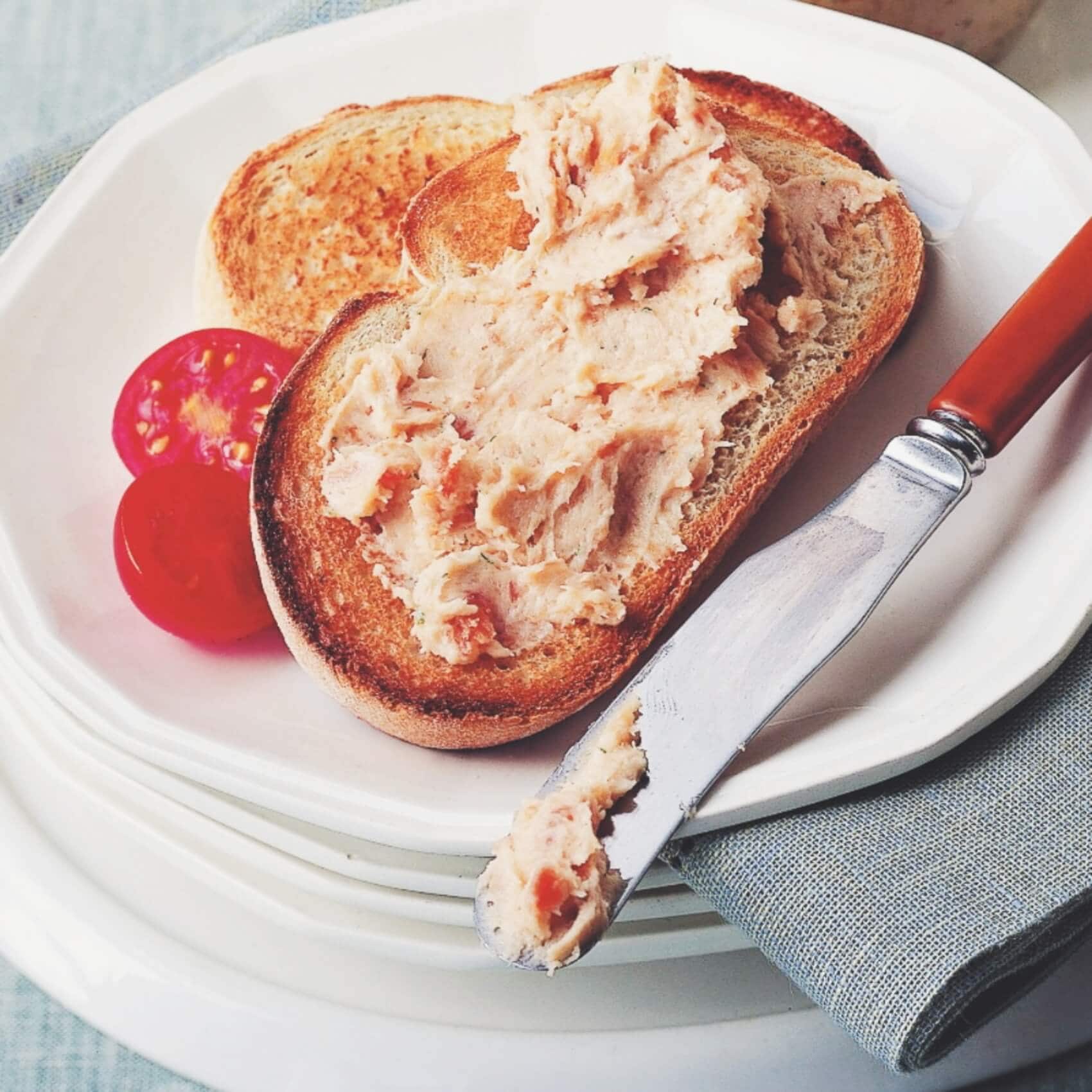 Smoked Salmon Pate on Toast