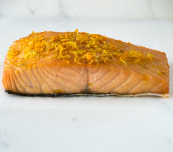 Citrus Glazed Hot Smoked Salmon