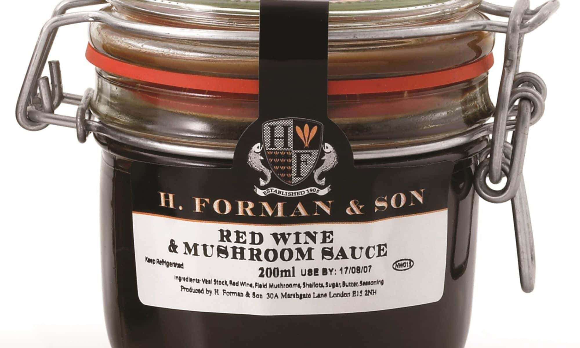 Red Wine Jus with Field Mushrooms Forman & Field