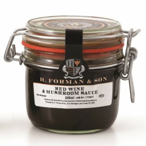 Red Wine Jus with Field Mushrooms