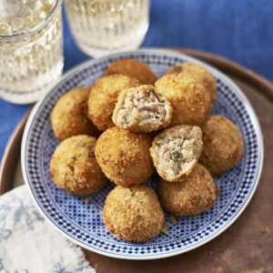 Wild mushroom and tarragon arancini