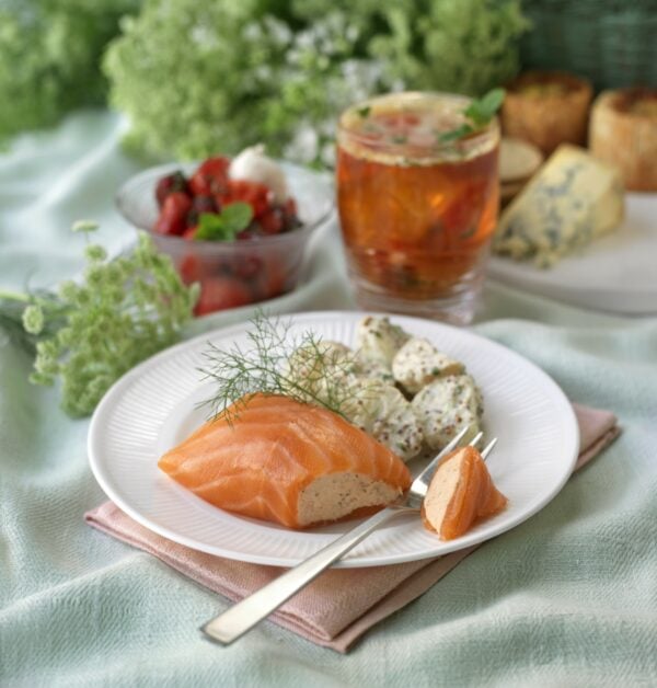 Paupiette with Hot Smoked Salmon Mousse