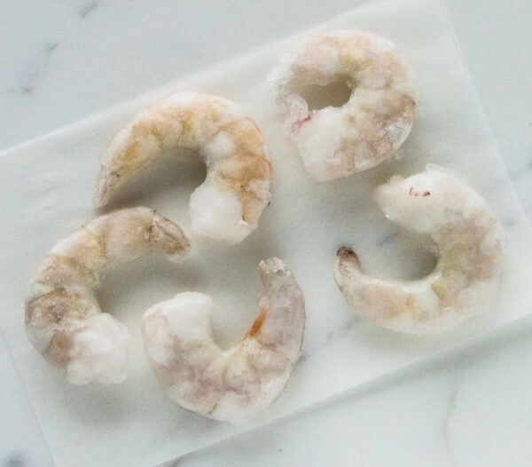 Raw Peeled Tiger Prawns