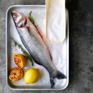 Salt-Baked Seabass Kit with Lemon & Herbs