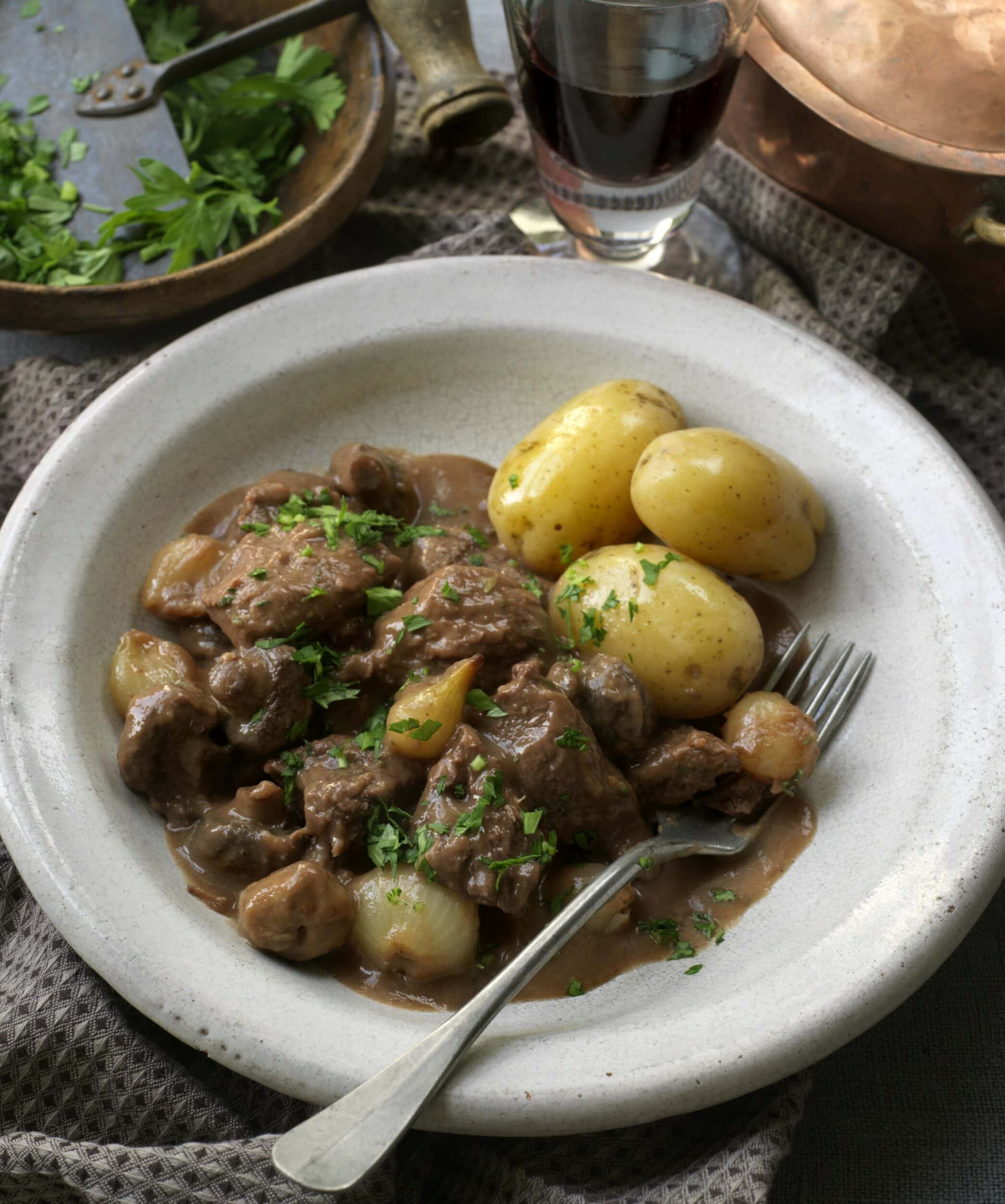 Beef bourguignon