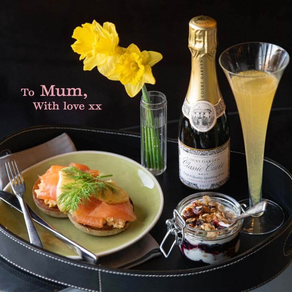 Mother's Day Breakfast In Bed Set with Champagne