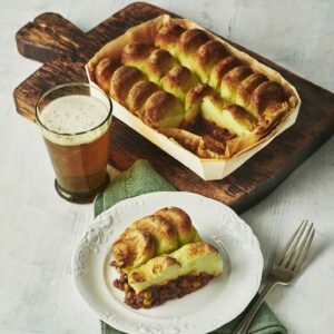 Slow-Cooked Cottage Pie with Sage Derby Mash