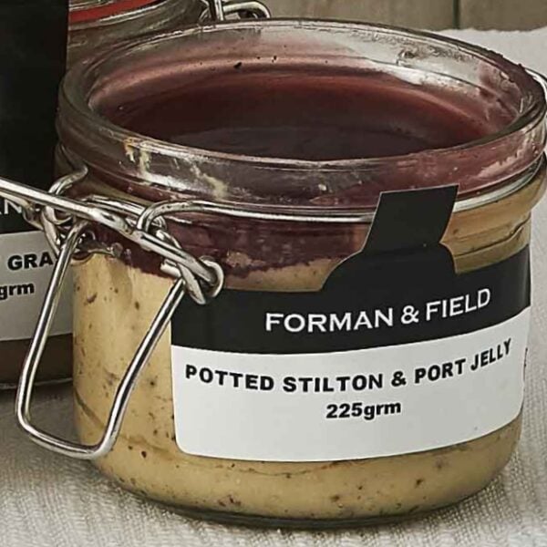 Potted Stilton with Port Glaze