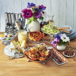 Dinner Party Food background image