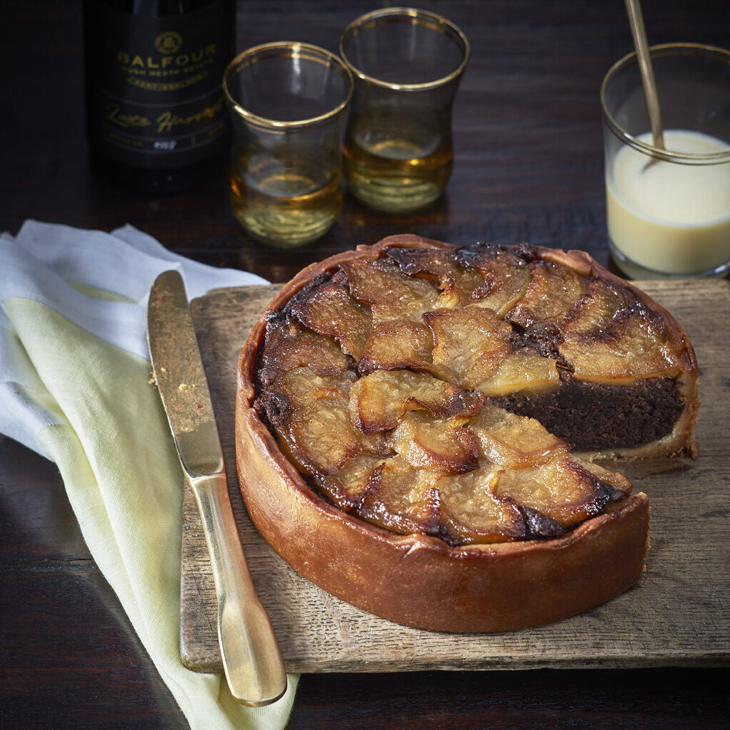 Image of Williams Pear & Dark Chocolate Tart