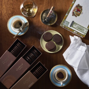 Contour chocolate with cigar