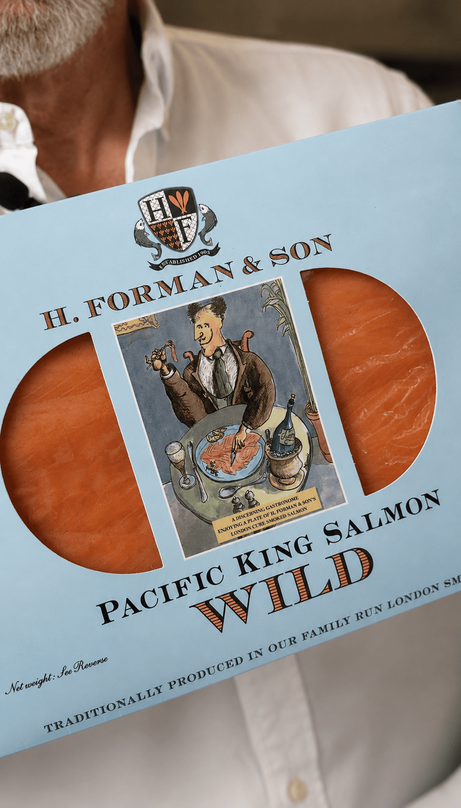 WILD KING ALASKAN SALMON background image